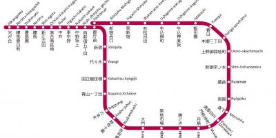 Ligne de métro Oedo carte